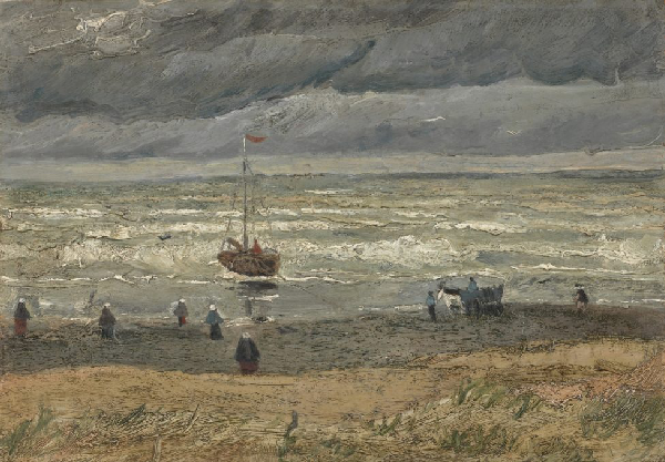 Vincent van Gogh, View of the Sea at Scheveningen, 1882