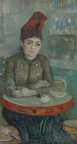 Vincent van Gogh, In het café: Agostina Segatori in Le Tambourin, 1887, Van Gogh Museum, Amsterdam (Vincent van Gogh Stichting)