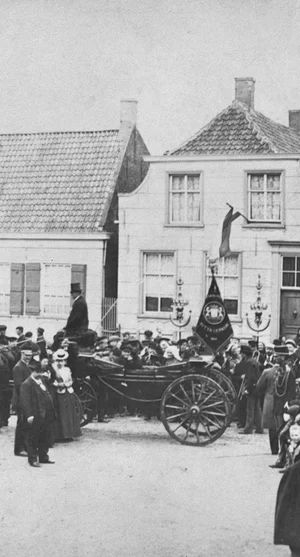 Foto van het geboortehuis van Vincent van Gogh in Zundert