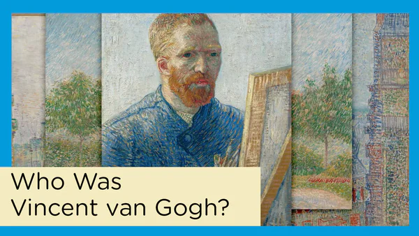 Video thumbnail met afbeelding van Zelfportret als schilder van Vincent van Gogh